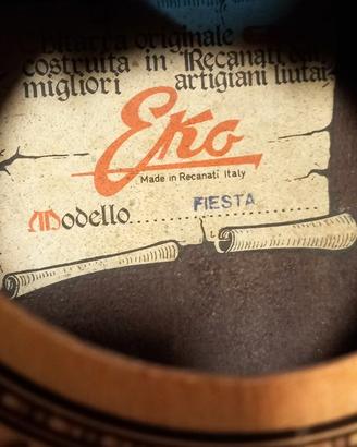 Eko fiesta chitarra