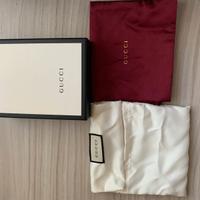 Scatola Gucci vuota + bag occhiali bag portafoglio