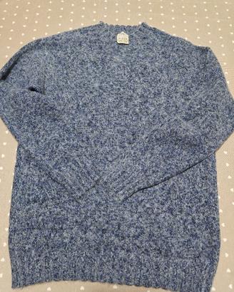 Pullover melange girocollo