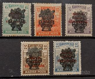 Ungheria 1920- sovrastampati
