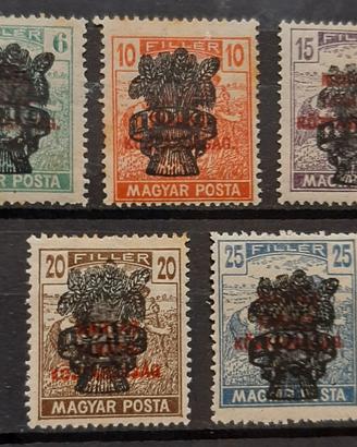 Ungheria 1920- sovrastampati