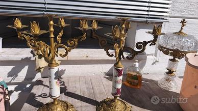 Coppia candelabri vintage anni ’50/’60