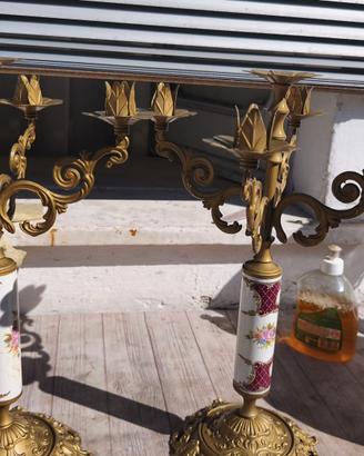Coppia candelabri vintage anni ’50/’60