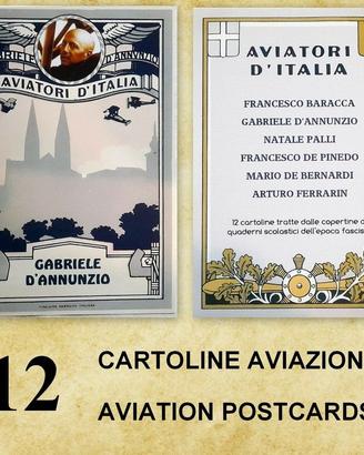 cartoline AVIATORI D’ITALIA FASCISTA AVIAZIONE