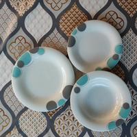 Servizio piatti ceramica decorata