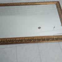 Cornice con specchio antica