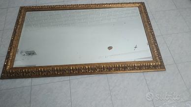 Cornice con specchio antica