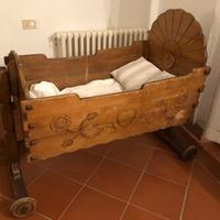 Culla, Letto per bambini antico