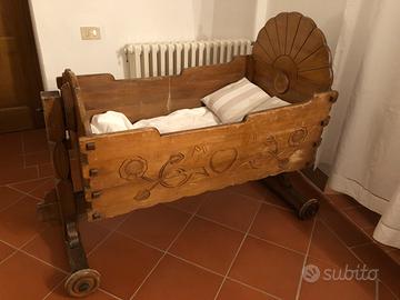 Culla, Letto per bambini antico