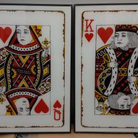 QUADRI RAFFIGURANTI CARTE DA GIOCO