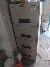 Armadio archivio schedario in metallo