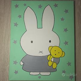 Dipinto su tela Miffy 50x40