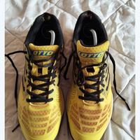 scarpe calcetto lotto colore giallo