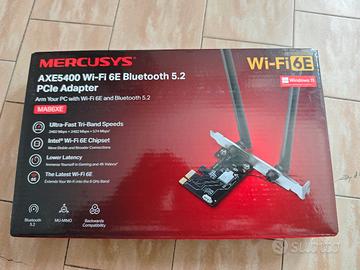 Scheda di rete WIFI/BLUETOOTH 6E Mercusys