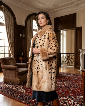 KRIZIAsuperGLAMmontoneSHEARLINGconFiniturPELLICCIA