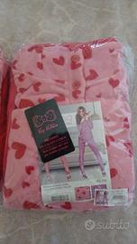 pigiama in pile donna misura l