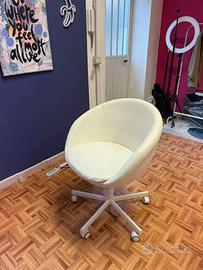 Sedia girevole da studio