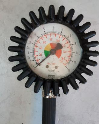 manometro pressione aria Wika con tubo
