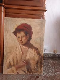 Dipinto antico  in tela 50x70 