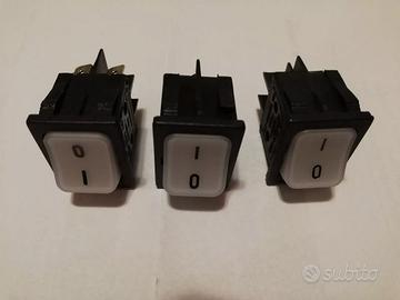 3PEZZI INTERRUTTORI BIPOLARI LUMINOSI