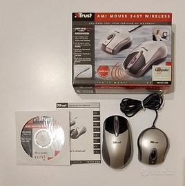 TRUST ami mouse 240T Wireless - Mouse ORIGINALE
