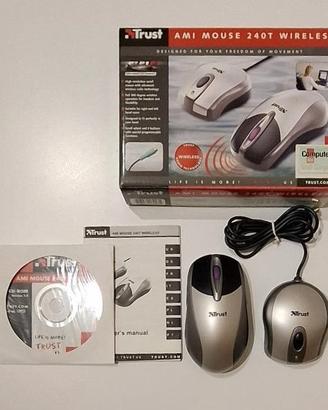 TRUST ami mouse 240T Wireless - Mouse ORIGINALE