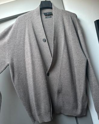 Cardigan in cashmere Liu Jo beige melange /tortora