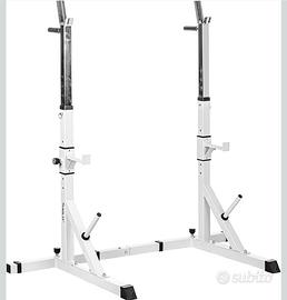 Rack palestra bilanciere squat panca piana e dips