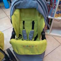 Passeggino Trio Foppapedretti colore verde grigio