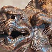 scultura terracotta  anhica, Cina, cane di pho