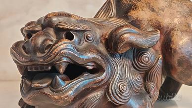 scultura terracotta  anhica, Cina, cane di pho