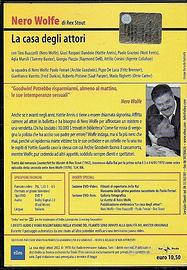 NERO WOLFE - LA CASA DEGLI ATTORI - DVD NUOVO
