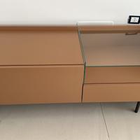 mobile console con vetrine