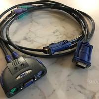 Cavo da singolo a doppia VGA, mouse e tastiera