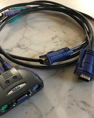 Cavo da singolo a doppia VGA, mouse e tastiera