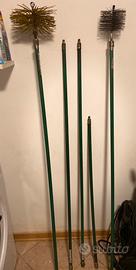 Attrezzatura pulizia camini/canne fumarie