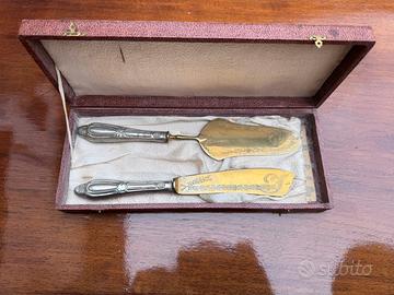 Set posate placate argento vintage anni 50