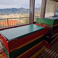 N. 20 lettini in legno bambini