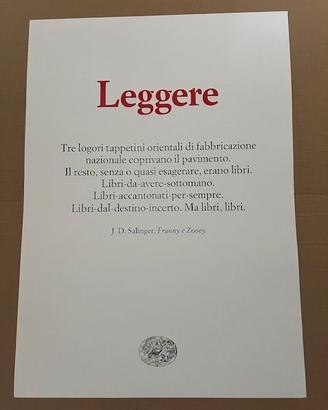 Quadro Leggere Salinger Franny e Zooey Nuovo