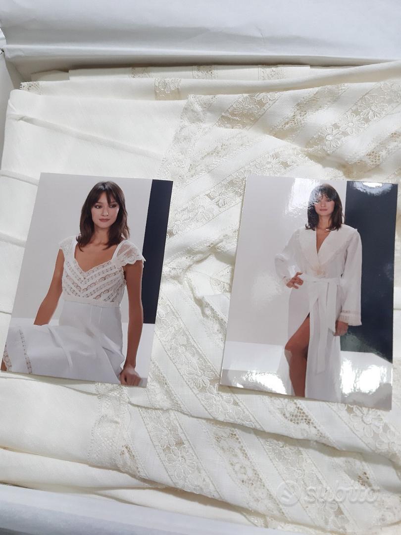 Puro Lino Donna Camicia Lino Intimissimi Completo Camicia Da Notte