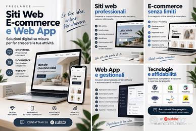 Realizzazione Siti Web, E-commerce e Web App
