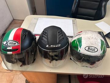Caschi jet aperti scooter moto