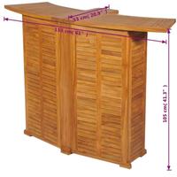 Bancone bar in legno massello – perfetto per local