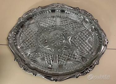 Antipastiera con vassoio in acciaio