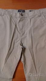 Pantaloni da uomo estivo di cotone tg 54