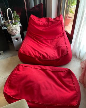 Poltrona e pouff Verzelloni mod. Zoe