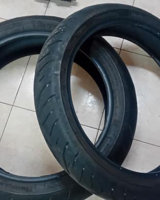 bridgestone coppia gomme moto t32 strada turismo 