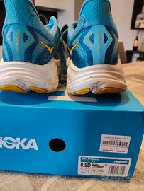 Scarpa Hoka clifton 10running blu