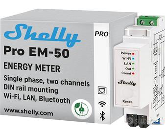Shelly pro EM 50 misuratore di tensione smart