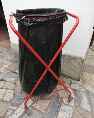 carrello porta sacco spazzatura 